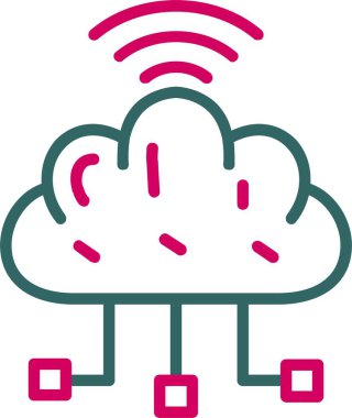Cloud Computing Vector Icon Design