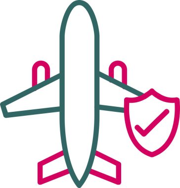 Travel Insurance Vector Icon Design