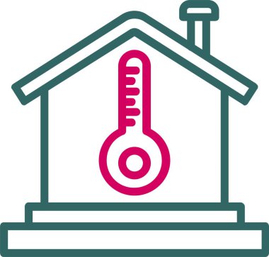Home Temprature Vector Icon Design