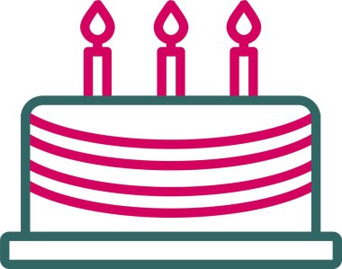 Pasta Vektörü Simgesi Tasarımı