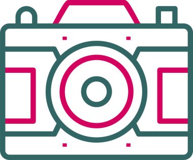 DSR Kamera Vektör Simgesi Tasarımı