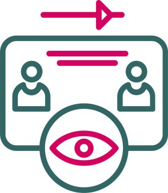 Viewrs Vector Icon Design