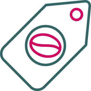 Etiket vektör simgesi tasarım