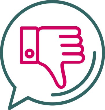 Dissatisfied Vector Icon Design