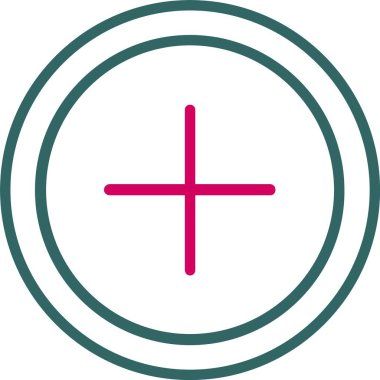 Artı işareti vektör simgesi tasarım