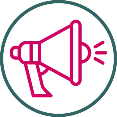 Sosyal Tanıtım Vektörü Simgesi Tasarımı