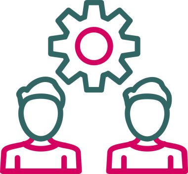 Team Management Vector Icon Design