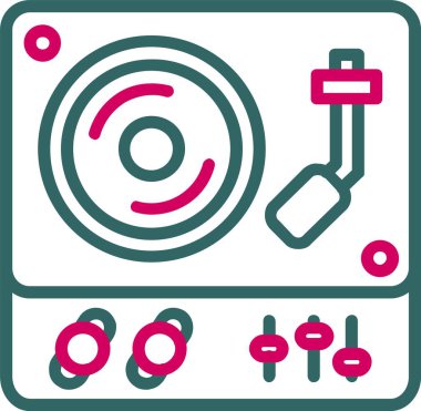 Phonograph Vector Icon Design