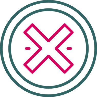 Başarısız Vektör Simgesi Tasarımı