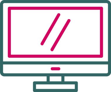 Ekran Vektörü Simgesi Tasarımı