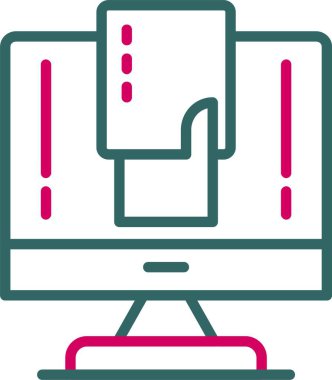 Amonestation Vektör Simgesi Tasarımı