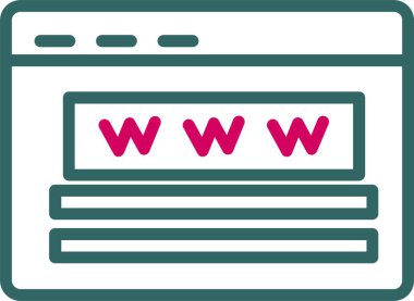 Website Vector Icon Design