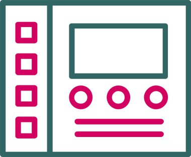 Control Panel Vector Icon Design