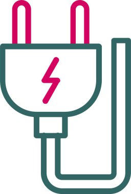 Plug Vector Icon Design