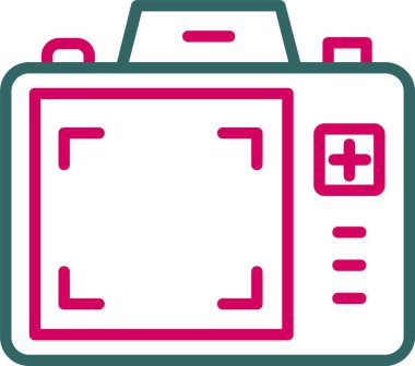 DSR Kamera Görünüm Vektörü Simgesi Tasarımı