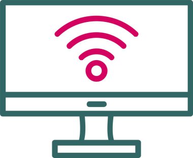 Monitor Vector Icon Design