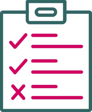 Checklist Vector Icon Design