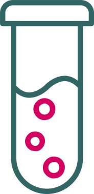 Test Tube Vector Icon Design