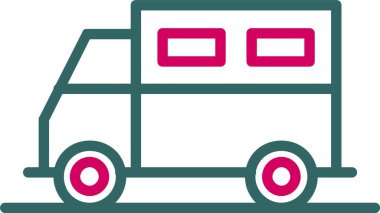 Ulaşım Vektörü Simgesi Tasarımı