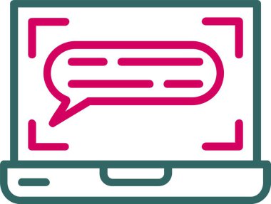 İleti vektör simgesi tasarım