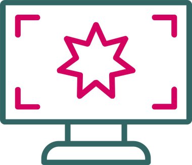 Screen Vector Icon Design