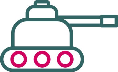 Tank Vector Icon Design