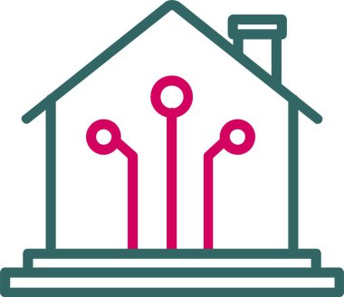 Smart House Vector Icon Design
