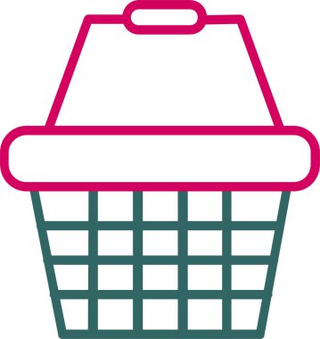 Alışveriş Sepeti Vektör Simgesi Tasarımı