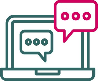 Chat Box Vector Icon Design