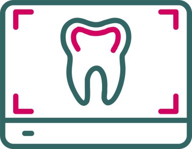 X-Ray Vektör Simgesi Tasarımı