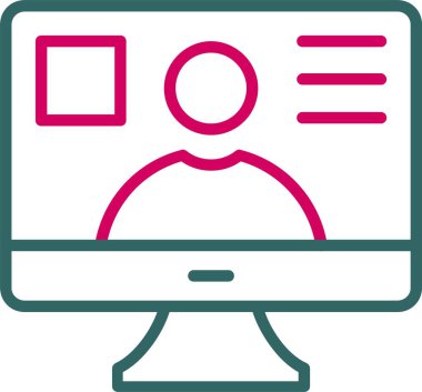 Öğretici Vektör Simgesi Tasarımı