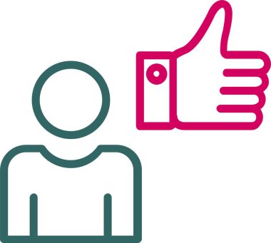 Müşteri memnuniyeti vektör simgesi tasarım