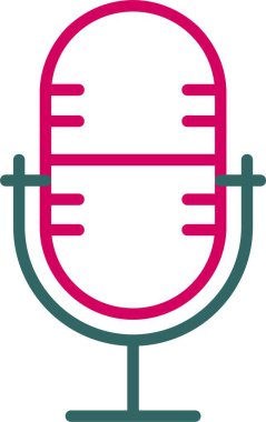 Mikrofon vektör simgesi tasarım