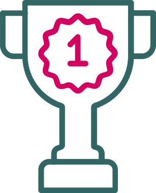 Trophy Vector Icon Design