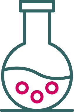 Aşı Araştırma Bilimi Vektör Simgesi Tasarımı