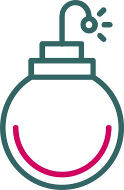 Bomb Detonation Vector Icon Design