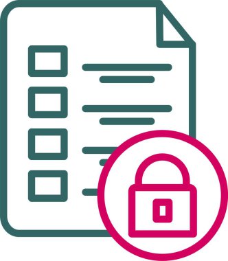 Data Security Vector Icon Design