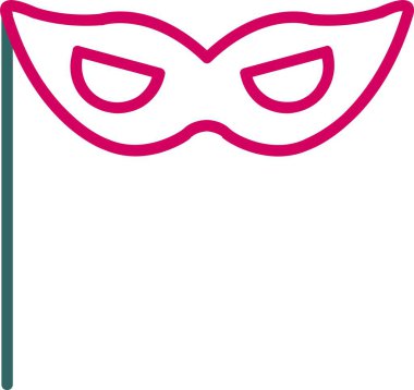 Eye Mask Vector Icon Design