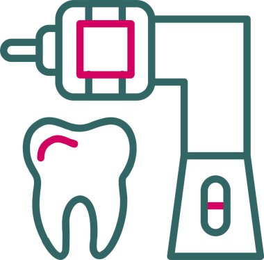 Makine Vektör Simgesi Tasarımı