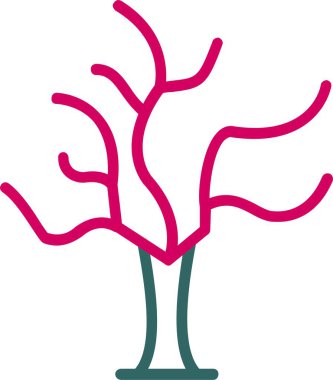 Dry Tree Vector Icon Design