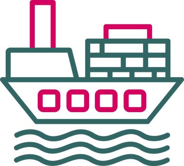 Taşıma Vektörü Simgesi Tasarımı