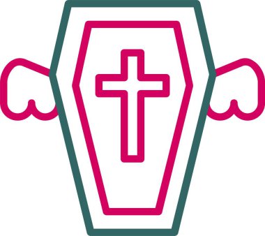 Tabut Vektörü Simgesi Tasarımı