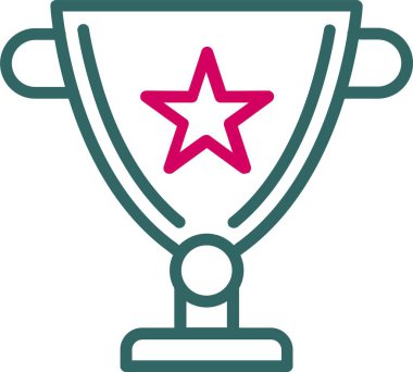 Trophy Vector Icon Design