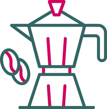 Coffee Maker Vector Icon Design