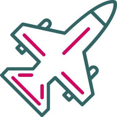 jet Vector Icon Design