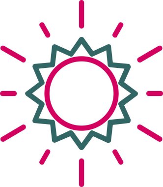 Sun Vector Icon Design