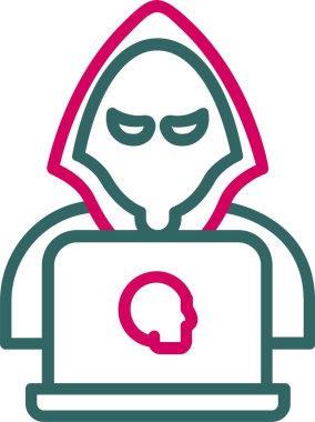 Hacker Vektör Simgesi Tasarımı