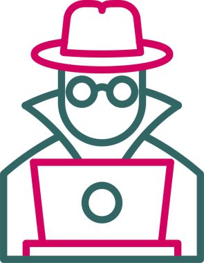 Hacker Vector Icon Design