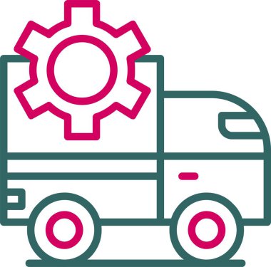 Van Bakım Vektörü Simgesi Tasarımı