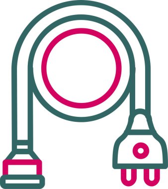 Extension Cord Vector Icon Design